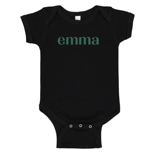 Emma Logo Baby Onesie Romper