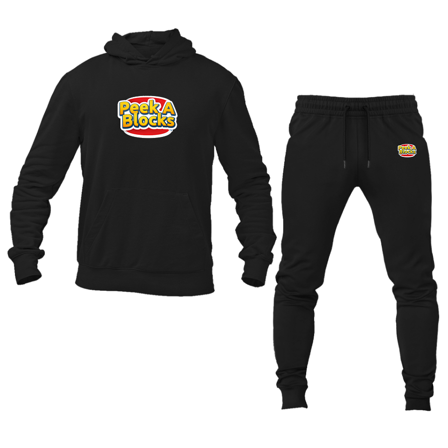 Men's  Peek A Blocks   Hoodie Joggers Set