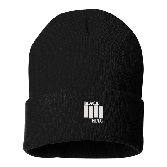 Black Flag Logo Beanie Hat