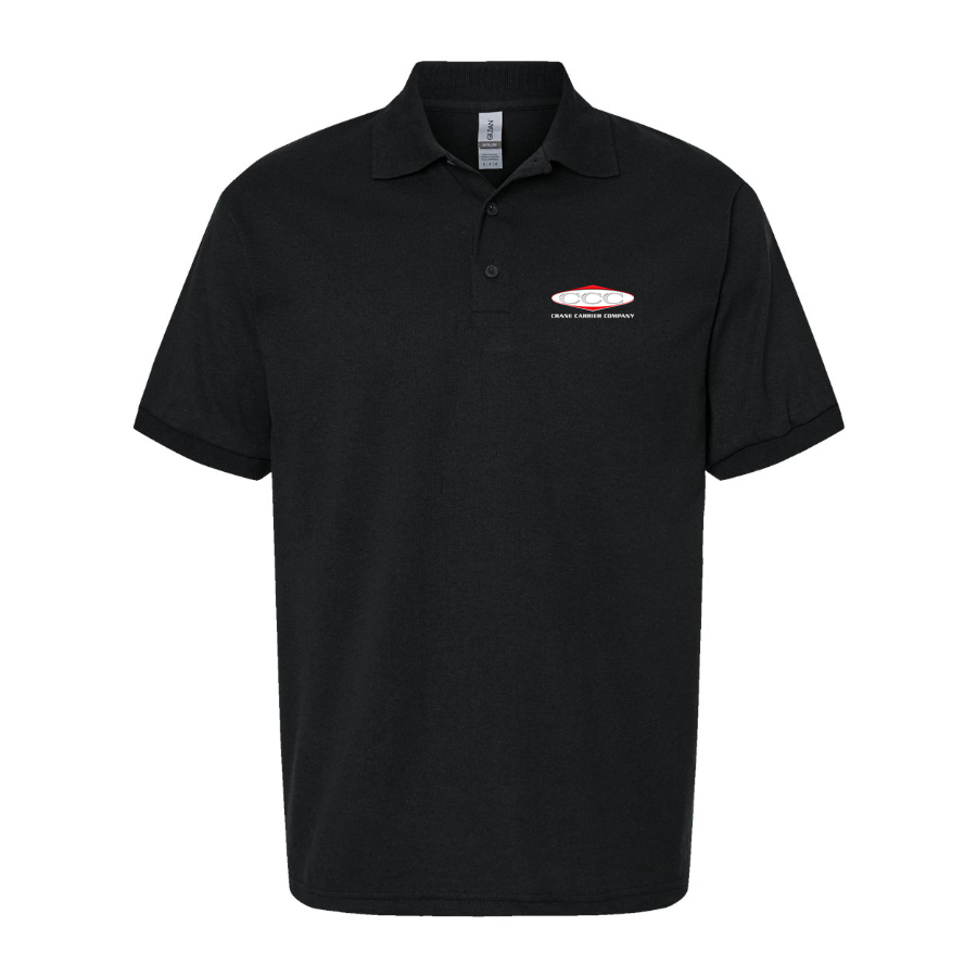 Men's Crane Carrier Company  Logo Dry Blend Polo