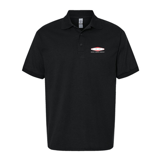 Men's Crane Carrier Company  Logo Dry Blend Polo