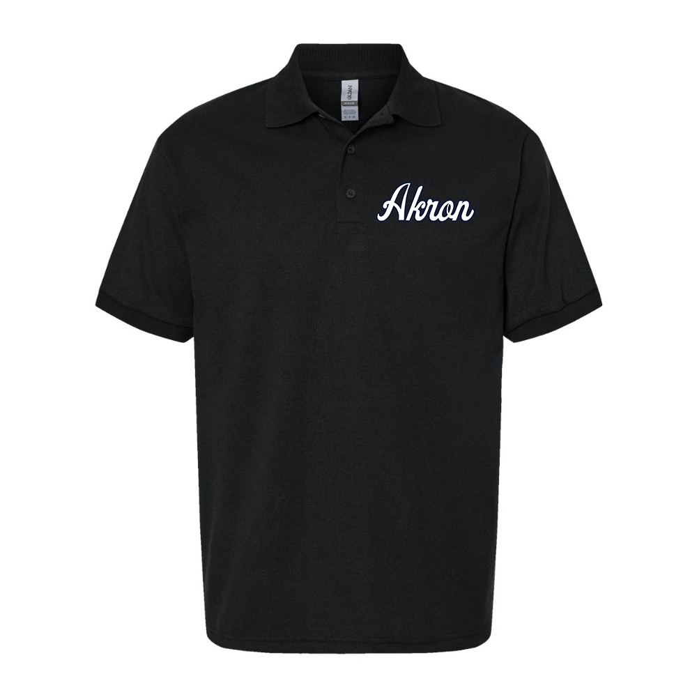 Men's Akron Zips Gildan Dry Blend Jersey Polo