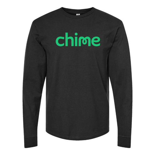 Men's Chime Logo Cotton Long Sleeve T-Shirt