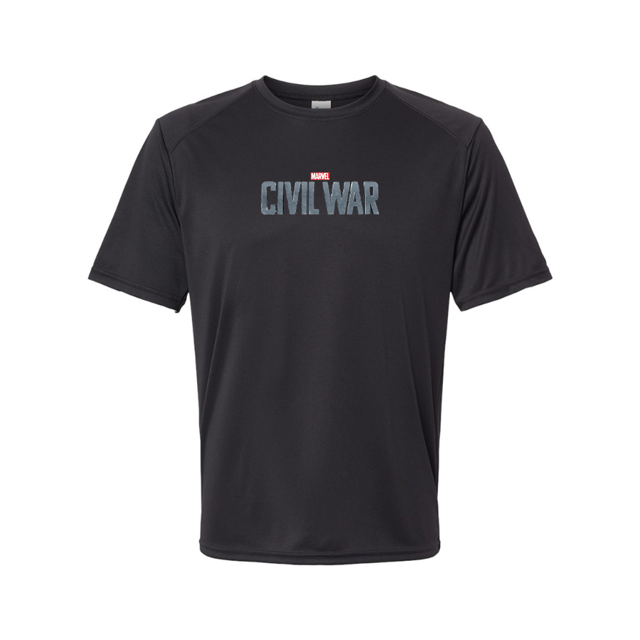 Men's Marvel Civil War Logo Performance T-Shirt