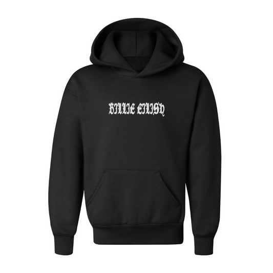 Youth Billie Eilish  Logo Pullover Hoodie
