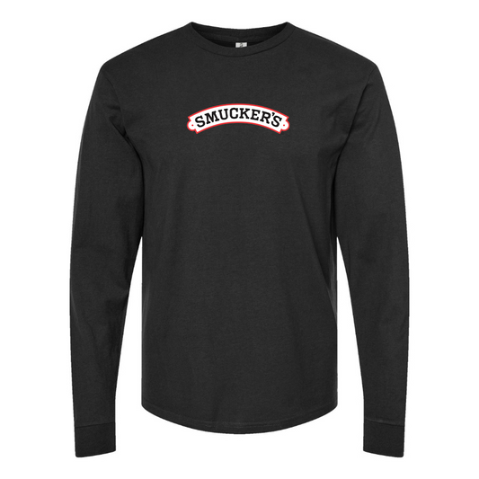 Men's Smucker's Logo Cotton Long Sleeve T-Shirt