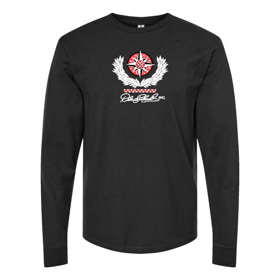Men's Dale Earnhardt Inc Logo Cotton Long Sleeve T-Shirt