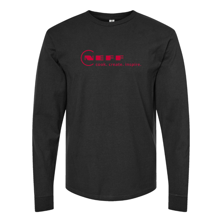 Men's NEFF Logo Cotton Long Sleeve T-Shirt