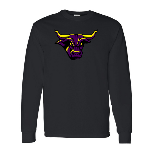Men's Minnesota State Mavericks Gildan Heavy Cotton Long Sleeve T-Shirt