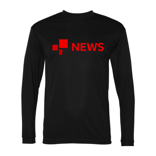 Men's  BBC News  Performance Long Sleeve T-Shirt