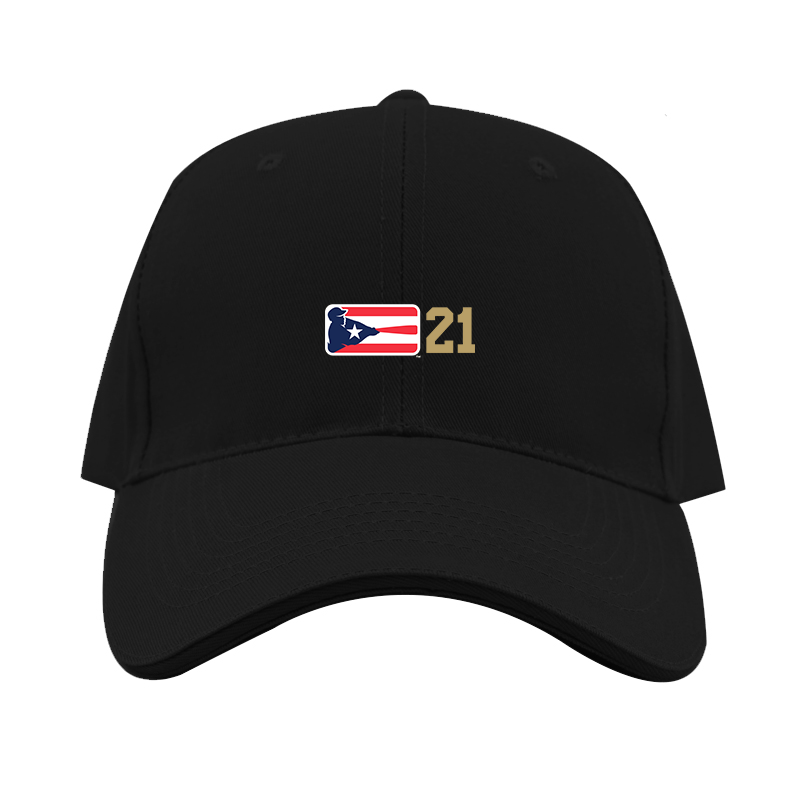 Liga de Beisbol Profesional Roberto Clemente Logo  Dad Baseball Cap Hat