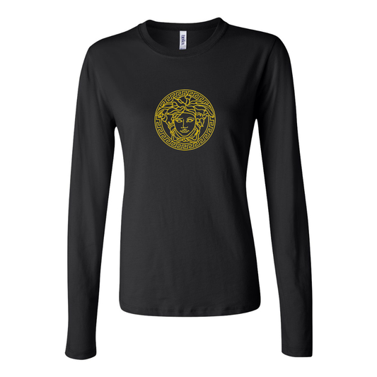 BELLA CANVAS Women’s Versace Thumbnail Jersey Long Sleeve Tee