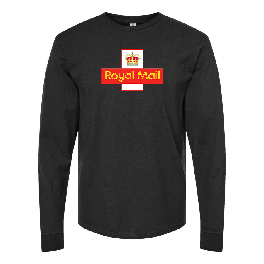 Men's  Royal Mail    Logo Cotton Long Sleeve T-Shirt