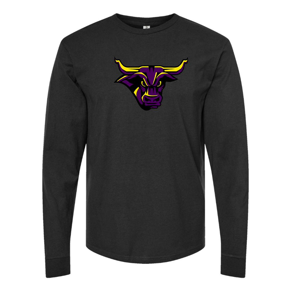 Men's Minnesota State Mavericks  Logo Cotton Long Sleeve T-Shirt