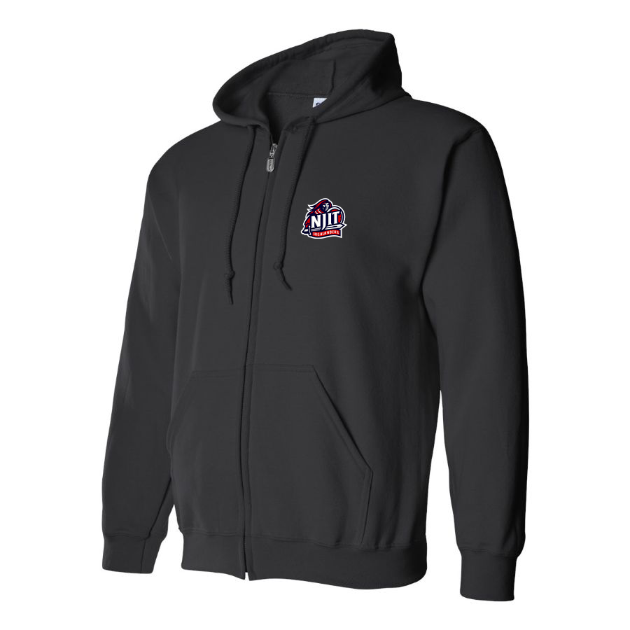 Men's NJIT Highlanders Logo  Zipper Hoodie