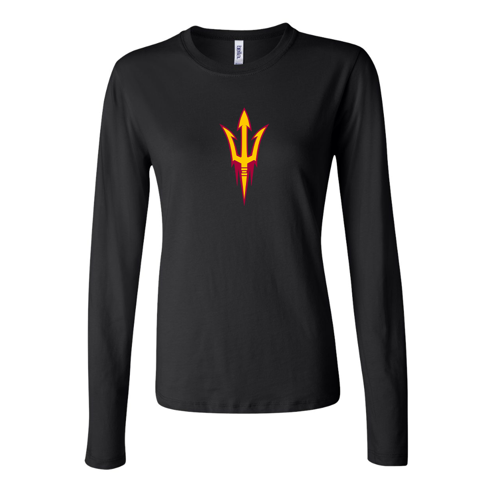BELLA CANVAS Women’s Arizona State Sun Devils Jersey Long Sleeve Tee