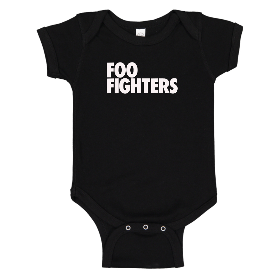 Foo Fighters Logo Baby Onesie Romper