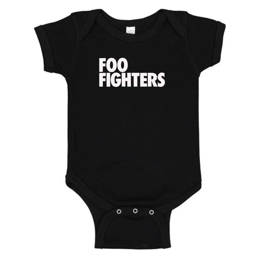 Foo Fighters Logo Baby Onesie Romper