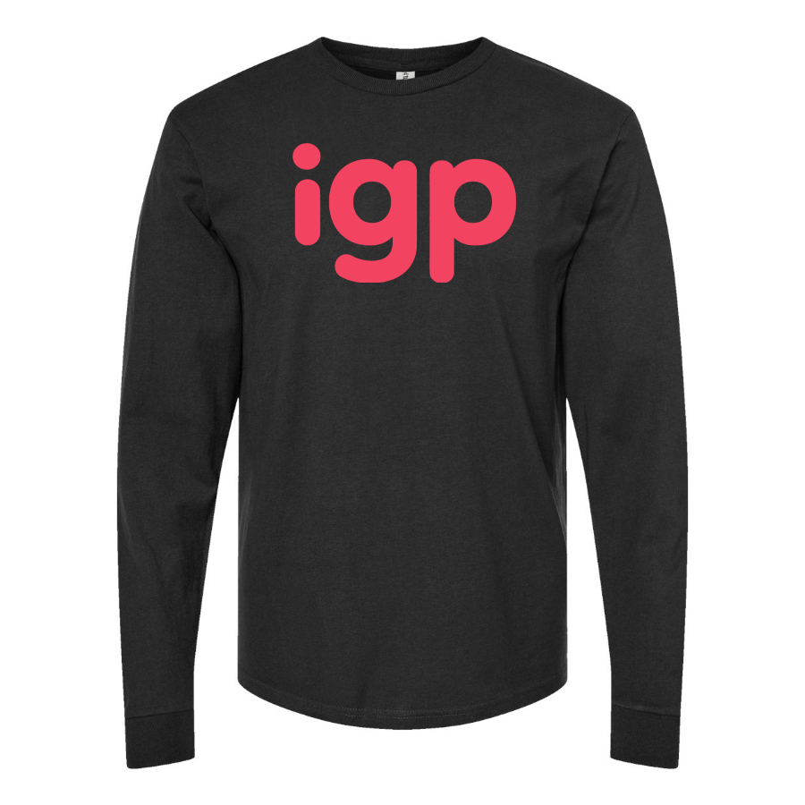 Men's Indian Gifts Portal  Logo Cotton Long Sleeve T-Shirt
