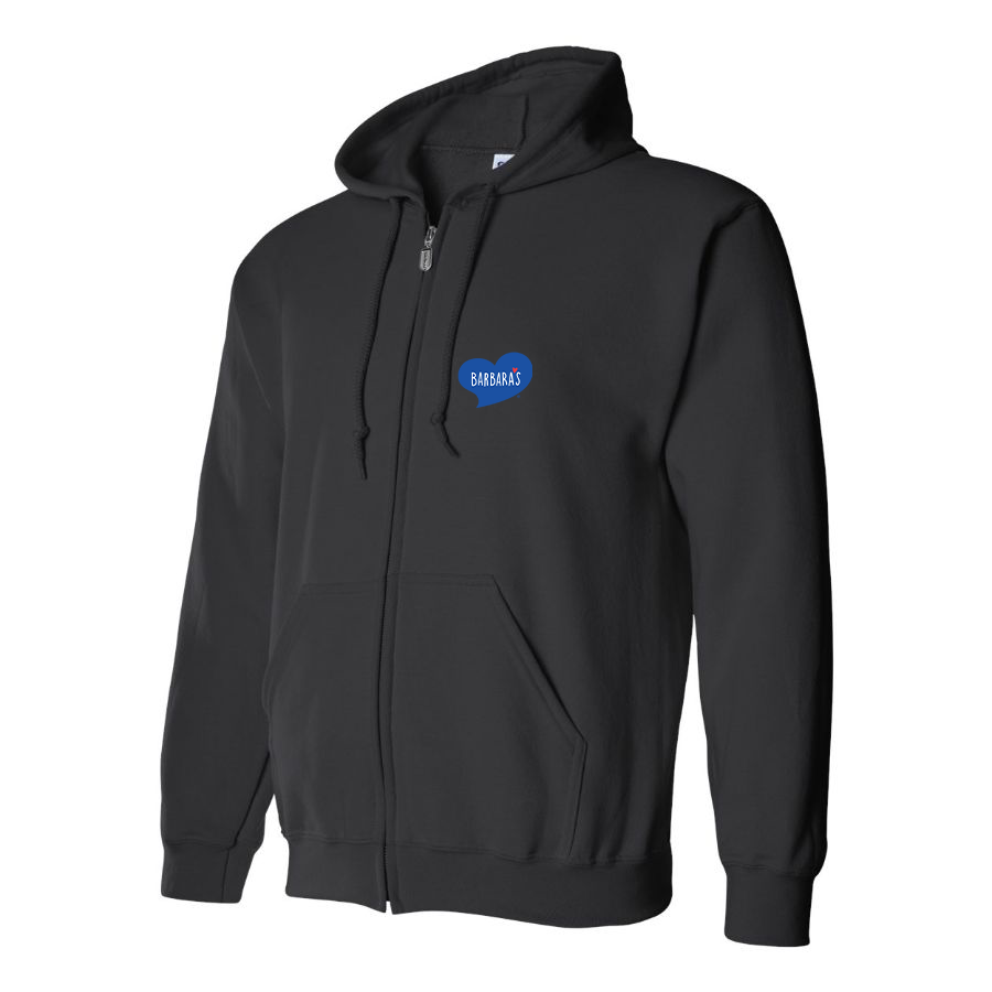 Men's Barbaras Logo Zipper Hoodie