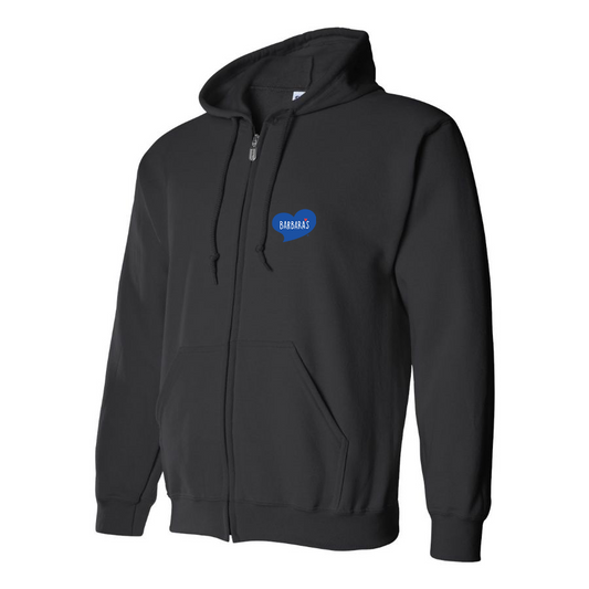 Men's Barbaras Logo Zipper Hoodie