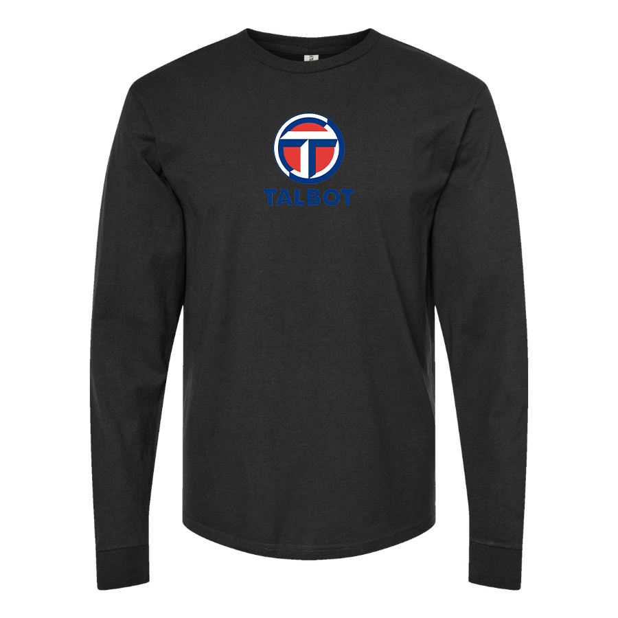 Men's Talbot Logo Cotton Long Sleeve T-Shirt