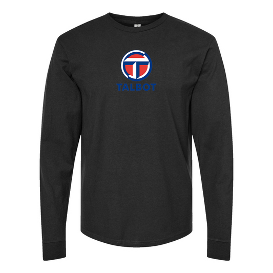 Men's Talbot Logo Cotton Long Sleeve T-Shirt