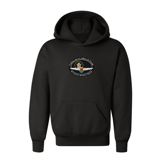 Youth Cadillac and Lasalle Club Pullover Hoodie