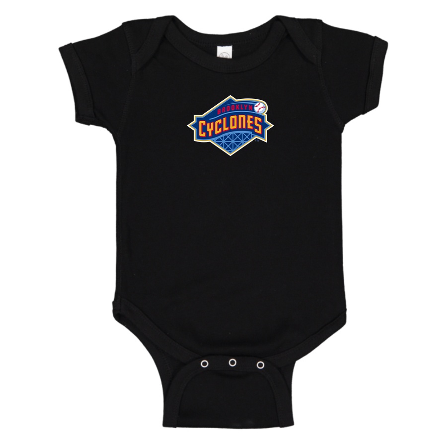 Brooklyn Cyclones Logo Baby Onesie Romper