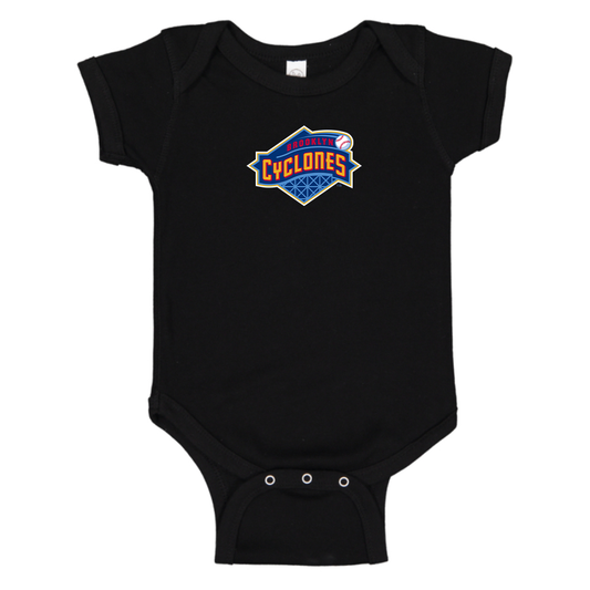 Brooklyn Cyclones Logo Baby Onesie Romper