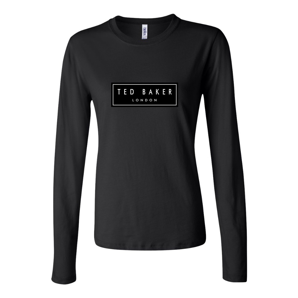 BELLA CANVAS Women’s  Ted Baker Jersey Long Sleeve Tee
