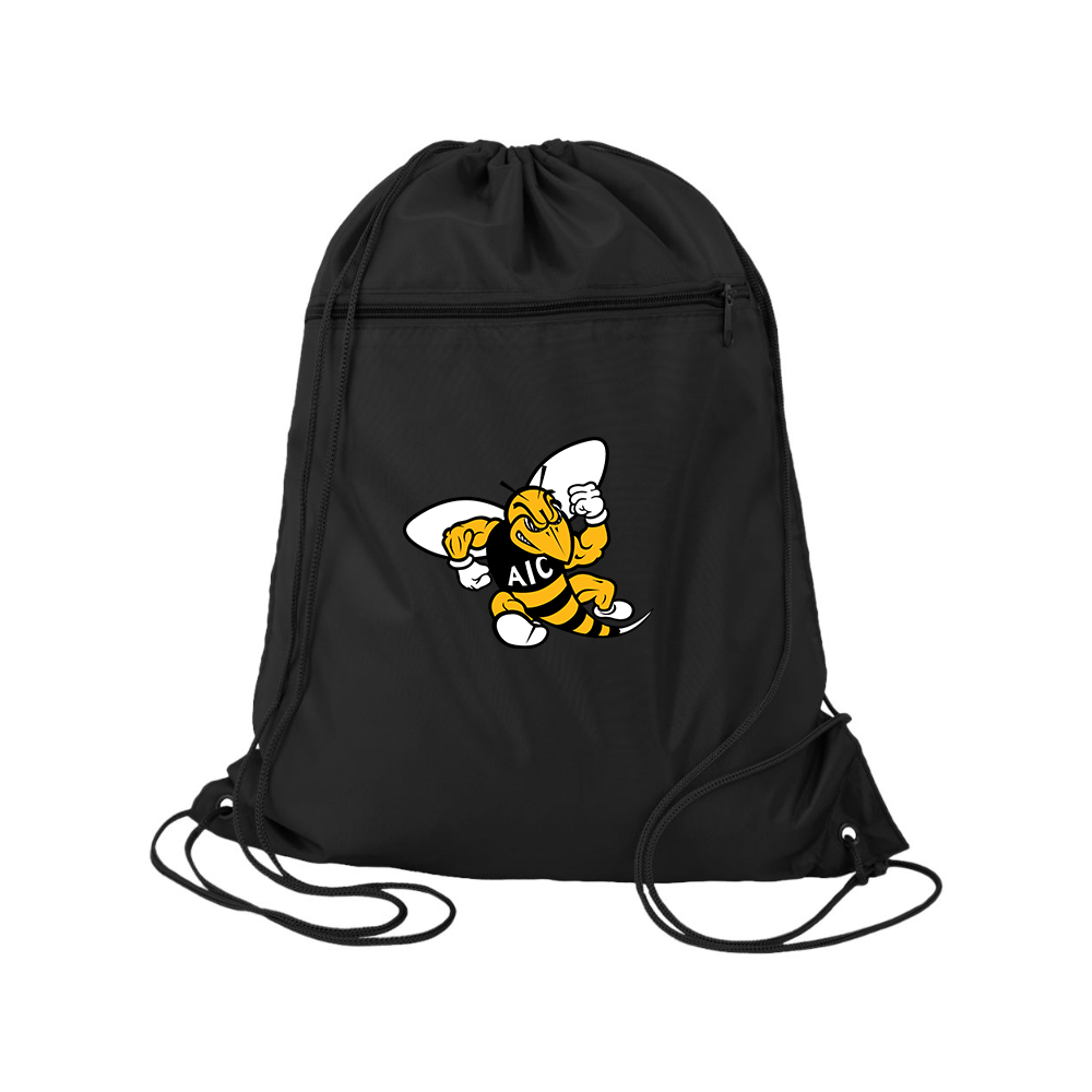 AIC Yellow Jackets  Q-Tees - Polyester Cinchpack
