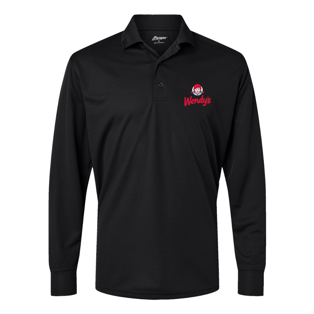 Men's  Wendy_s Paragon Prescott Long Sleeve Polo
