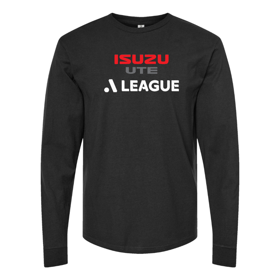 Men's  A League Logo Cotton Long Sleeve T-Shirt