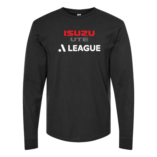 Men's  A League Logo Cotton Long Sleeve T-Shirt