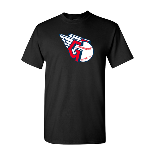 Men's Cleveland Guardians   Logo Cotton T-Shirt