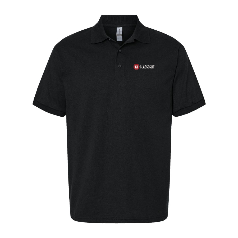 Men's Glasseslit  Logo Dry Blend Polo