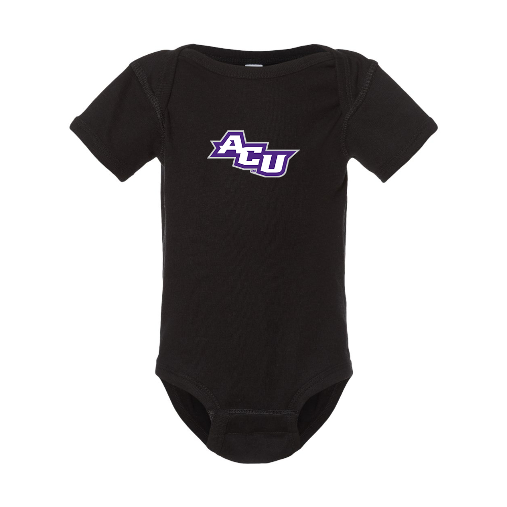 Abilene Christian Wildcats  Rabbit Skins Infant Baby Rib Bodysuit