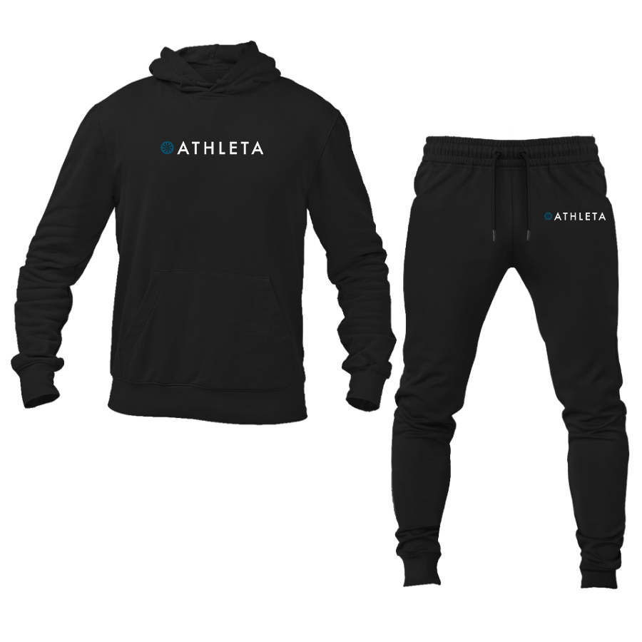 Men's Athleta Logo Hoodie Joggers Set