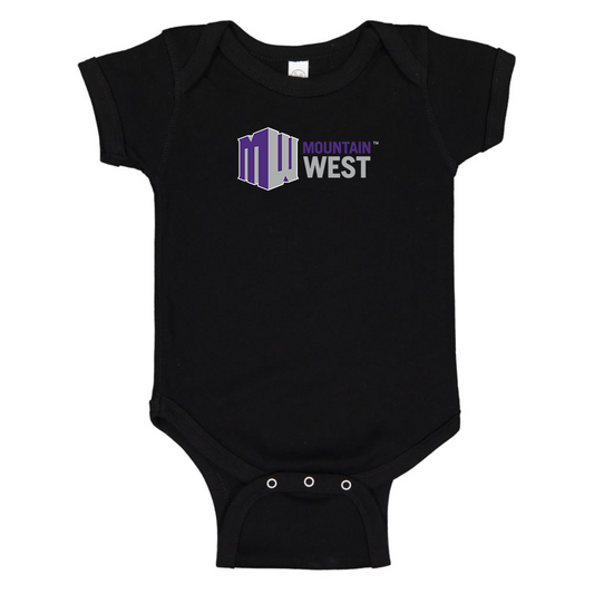 Mountain West Conference Logo Baby Onesie Romper