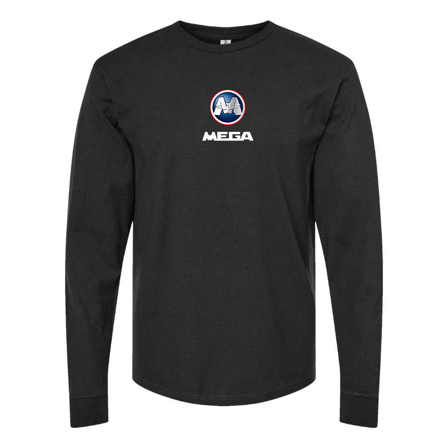 Men's Aixam Mega Logo Cotton Long Sleeve T-Shirt