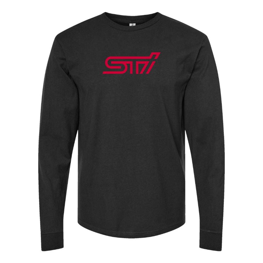 Men's STI Logo Cotton Long Sleeve T-Shirt
