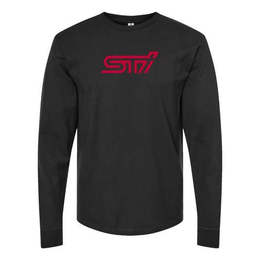 Men's STI Logo Cotton Long Sleeve T-Shirt