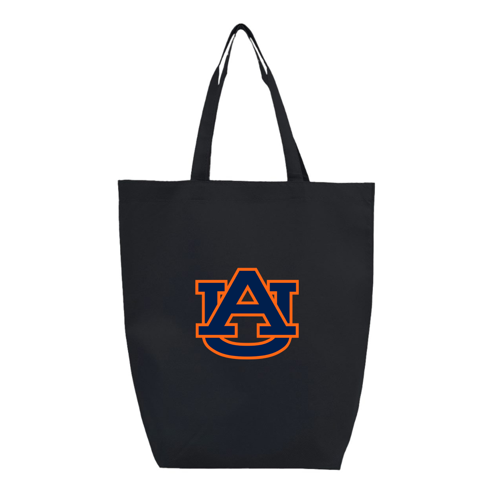 Auburn Tigers Q-Tees Non-Woven Gusset Bottom Tote