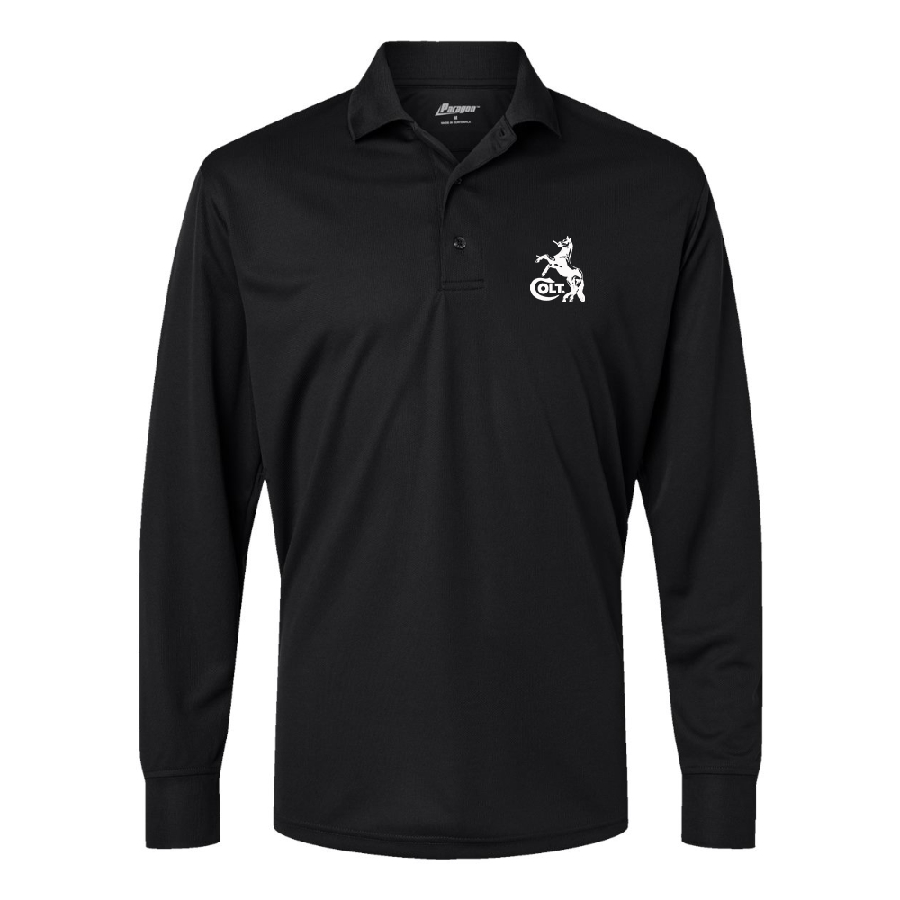 Men's  Colt Horse Paragon Prescott Long Sleeve Polo