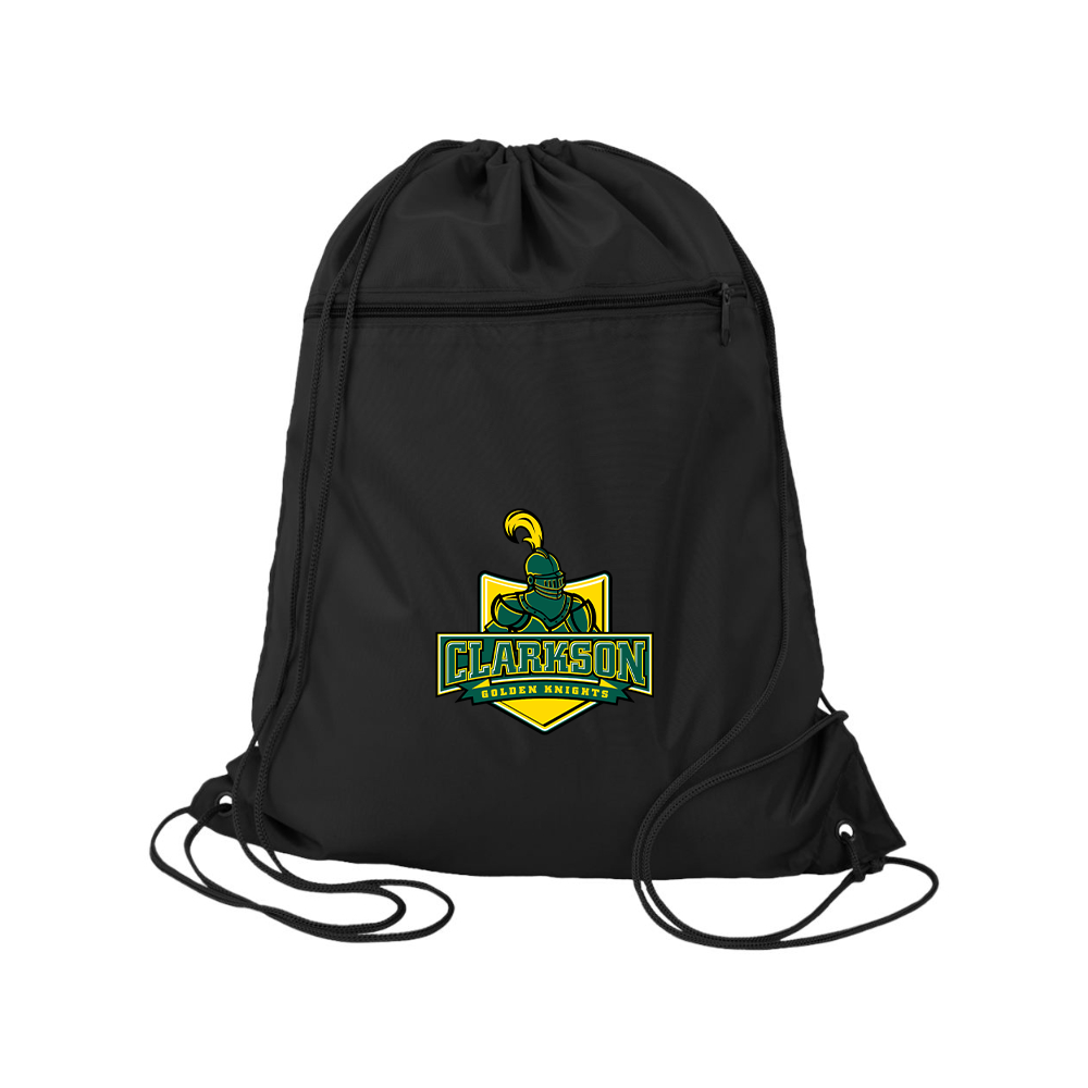 Clarkson Golden Knights Q-Tees - Polyester Cinchpack