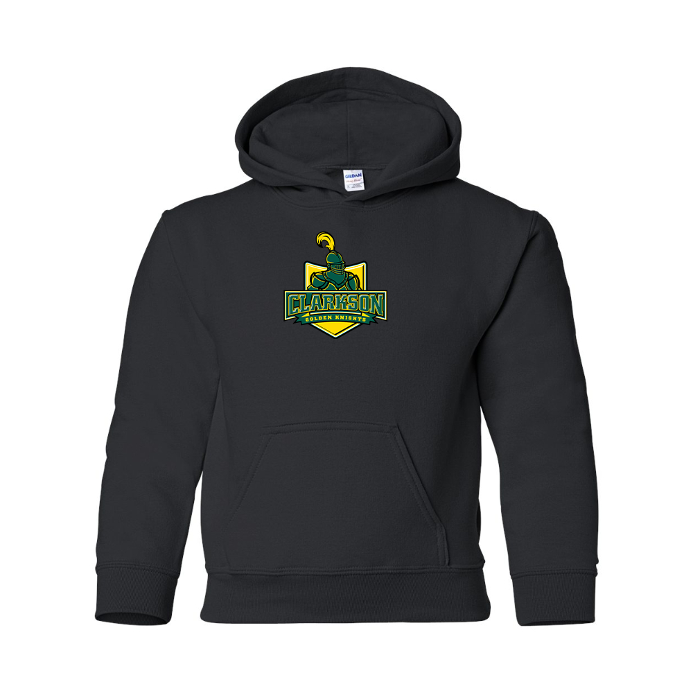 Youth Clarkson Golden Knights Gildan Heavy Blend  Hooded Sweatshirt