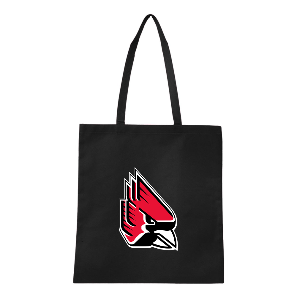 The   Ball State Cardinals Q-Tees Non-Woven  Tote
