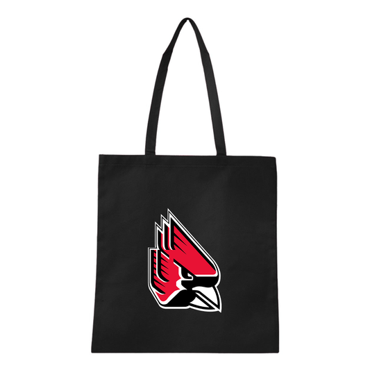 The   Ball State Cardinals Q-Tees Non-Woven  Tote