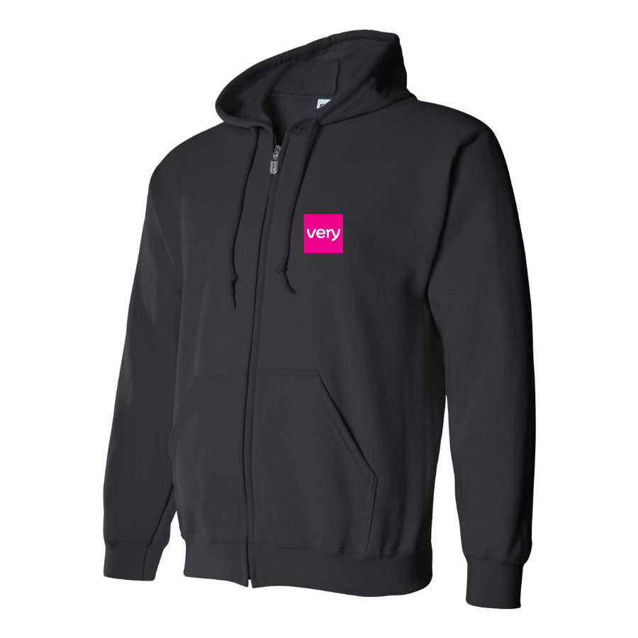 Men's Very Logo Zipper Hoodie